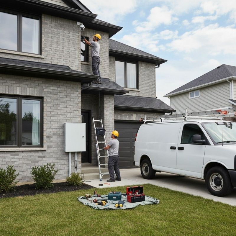 Local Security Camera Installation pros at work
